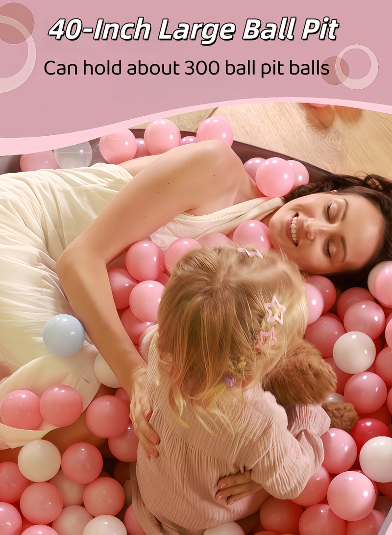 EzzySo Baby Toy Ball Pit,Children's Toy Ball Pit with Storage Bag,Round Kids' Ball Pit,Double Oxford Cloth Ball Pit,Indoor and Outdoor Game Kids Play Ball Pool,Folding Portable Ball Pool,Sandbox Pool,sand pool home folding fence,indoor play sand digging toolBaby Ball Pool,Swimming Pool,Portable Bathtub,Pet Dog Bath Pool,for Outdoor Indoor,for Baby/Toddlers (Balls Not Included) - Image 5